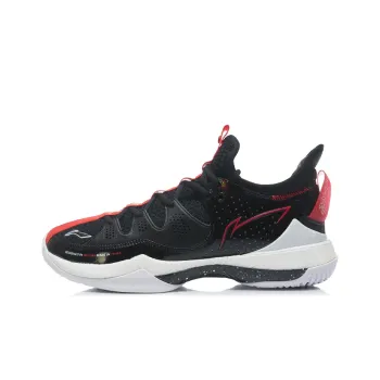 LINING Badminton Shoes Unisex Low Top Black/Standard White