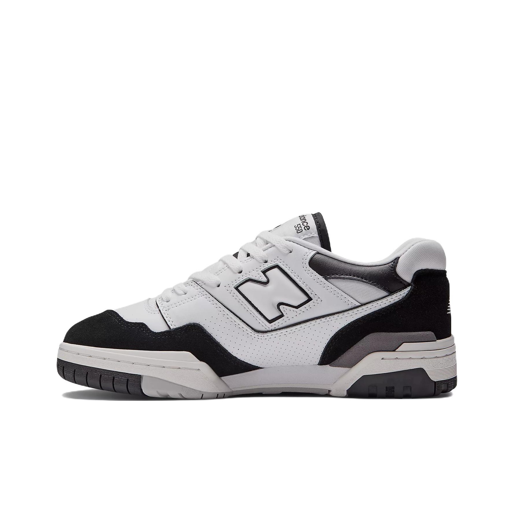 New Balance 550 White Black Rain Cloud - POIZON
