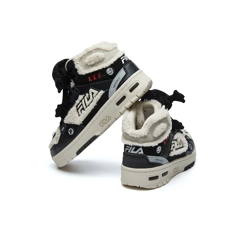 FILA FUSION Teratach Mid Top Vintage Basketball Shoes Women's Birch Tree Brown-3