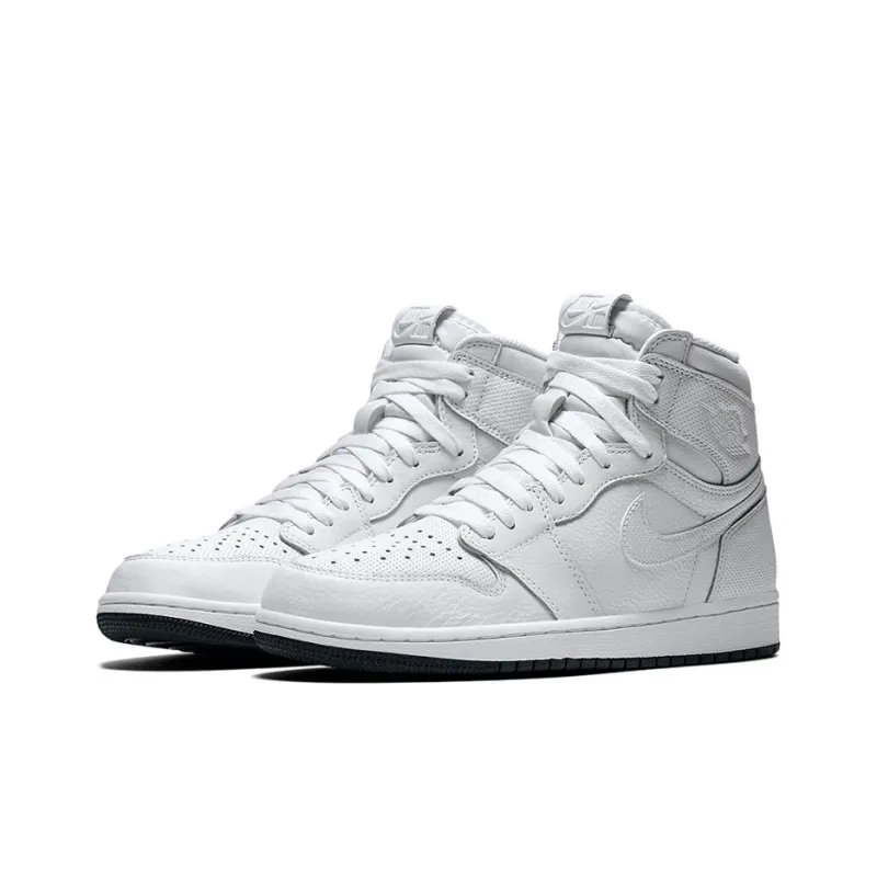 Jordan 1 Retro White Perforated-2