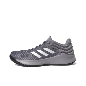Adidas Pro Spark Wear-Resistant Low-Top Vintage Basketball Shoes Men's Gray
