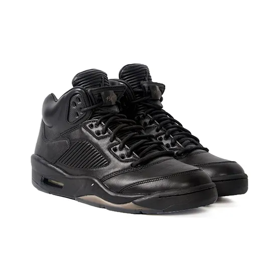 Jordan 5 Retro Premium Triple Black-1