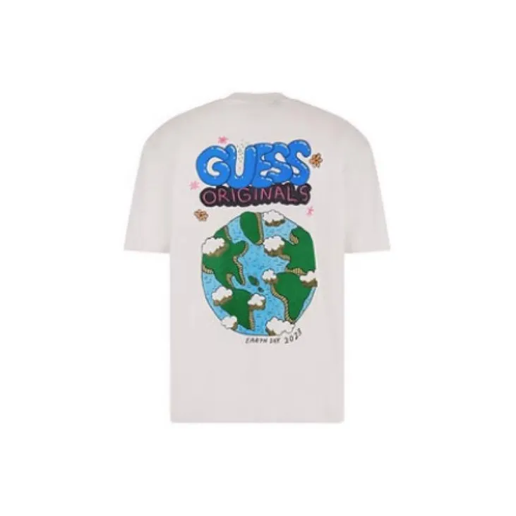 GUESS T Shirts Unisex White-1