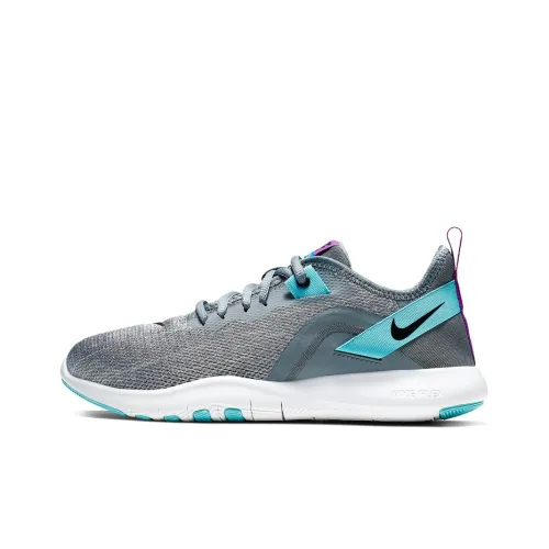 Nike Flex Trainer 9 Training Shoes Women's Low-Top Gray/Blue