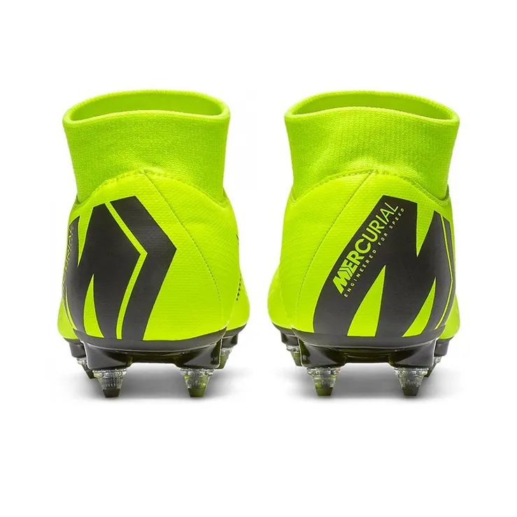 Nike Mercurial Superfly 6 Soccer Shoes Men Mid-Top Green/Black-4