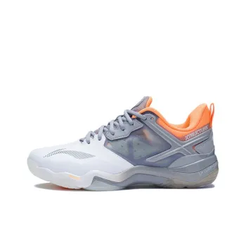 LINING Badminton Shoes Men Low Top Snow Gray/Standard White