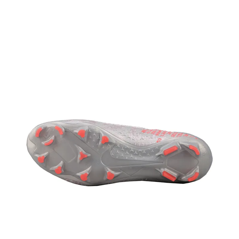 Nike Phantom Vision 2 Elite Df Fg Metallic Grey Crimson-4