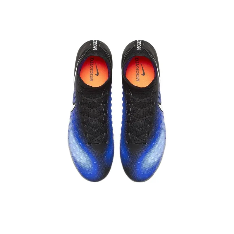 Nike Magista Obra 2 Soccer Shoes Men High-Top Black/Blue-3