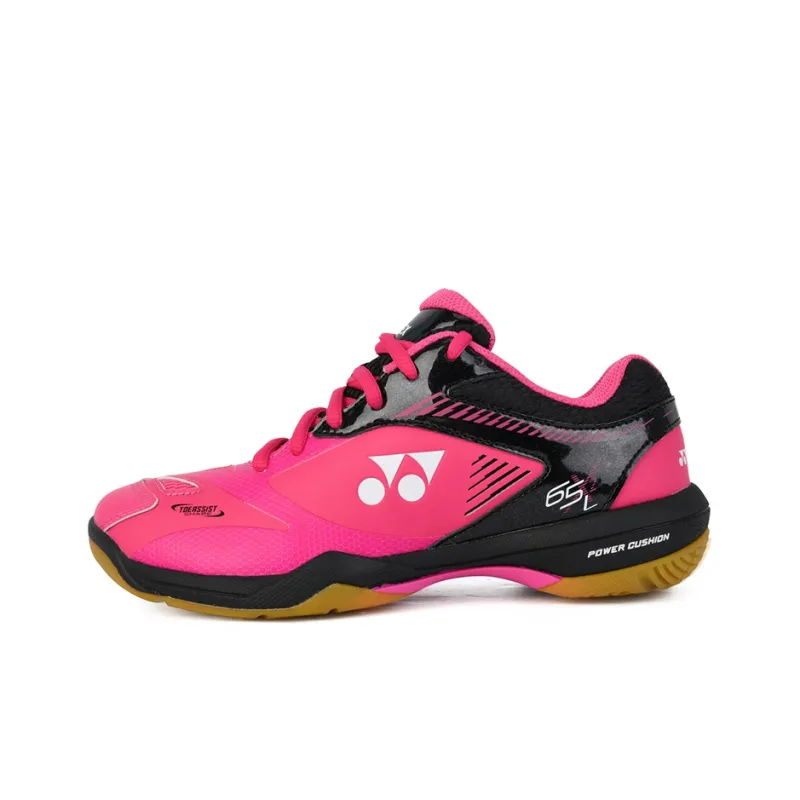 YONEX Badminton Shoes Women's Low Top Pink/Red/Black-0
