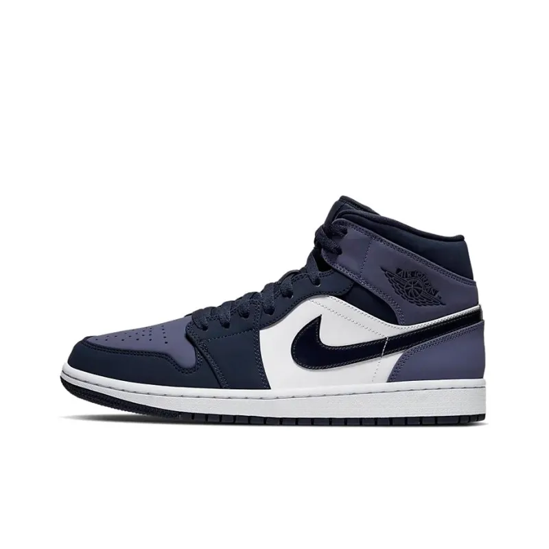 Jordan 1 Mid 'Obsidian Sanded Purple'-0