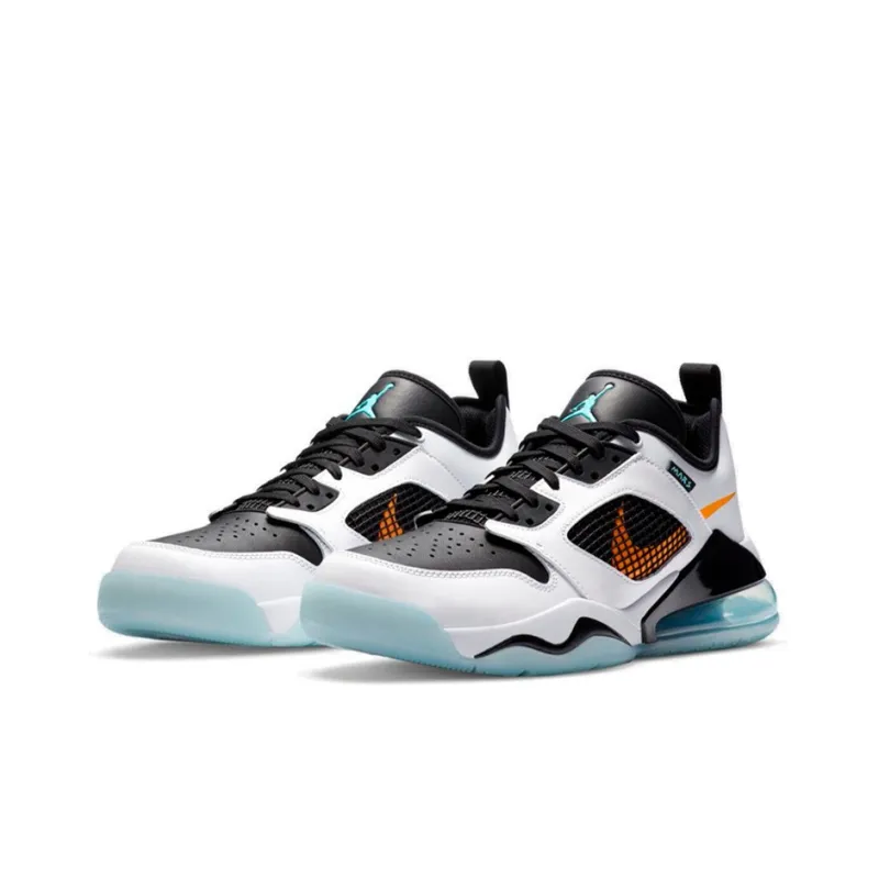 Jordan Mars 270 Low White Black Orange Aqua-2