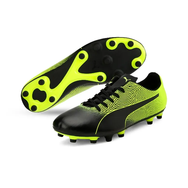 PUMA Spirit Ii Fg 'Black Yellow Alert'-4