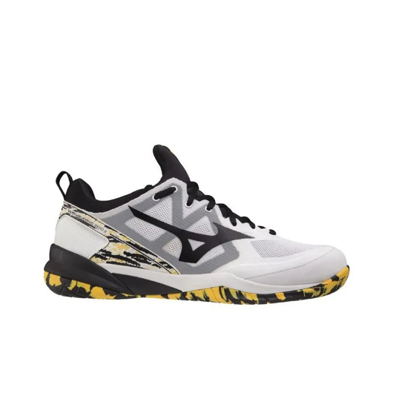 Mizuno Wave Fang Zero 'Black White Yellow'-1