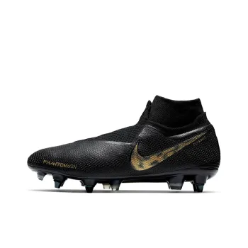 Nike Phantom Vsn Elite Soccer Shoes Unisex Mid-Top Black
