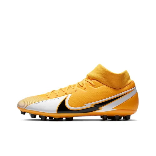 Nike Mercurial Superfly 7 Soccer Shoes Unisex Mid-Top Black/Yellow