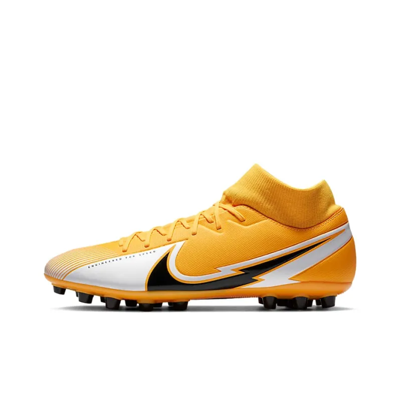 Nike Mercurial Superfly 7 Academy Ag Artificial Grass 'Black Yellow'-0