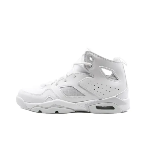 Air Jordan Flight Club 91 'Pure Platinum' GS