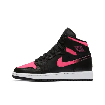 JORDAN 1 Retro High Black Hyper Pink GS