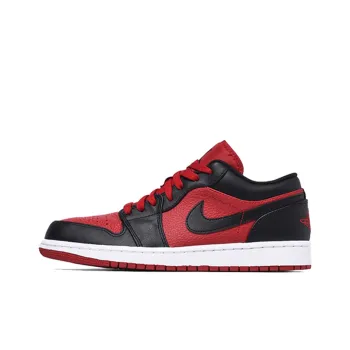 JORDAN 1 Low Black Gym Red