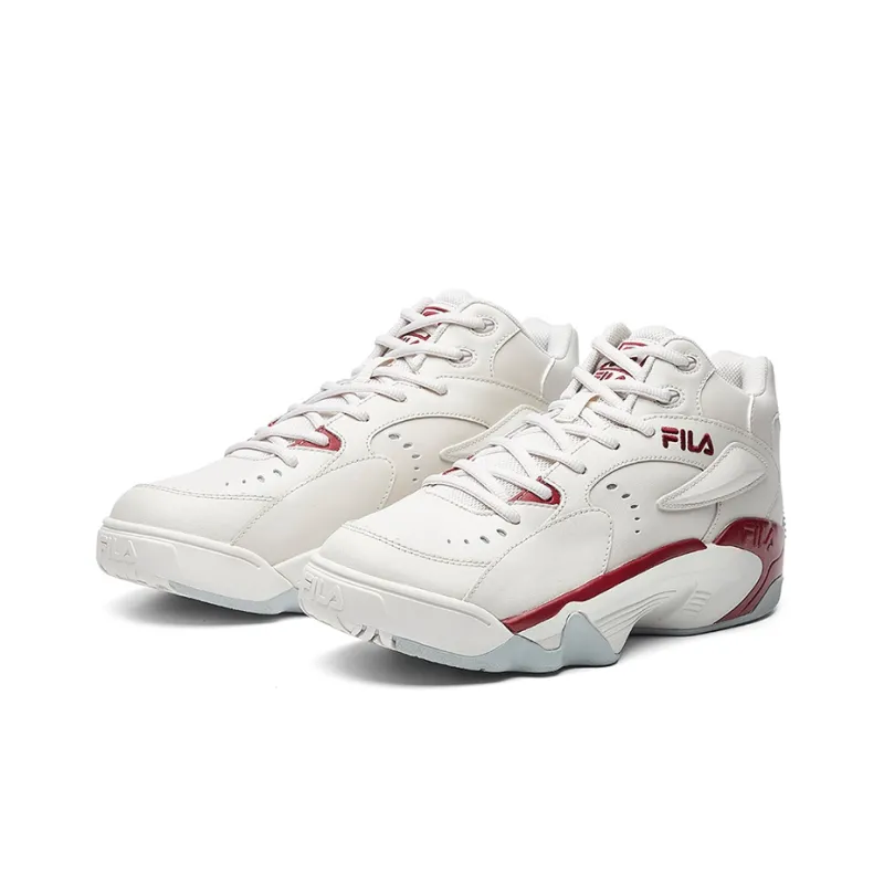 FILA Jamball Mid Retro Buff/Red-2