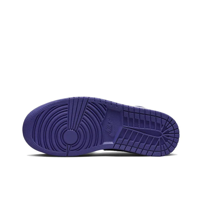 Jordan 1 Mid Purple Black Women's-5