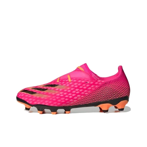 Adidas X GHOSTED Soccer Shoes Men Low-Top Pink