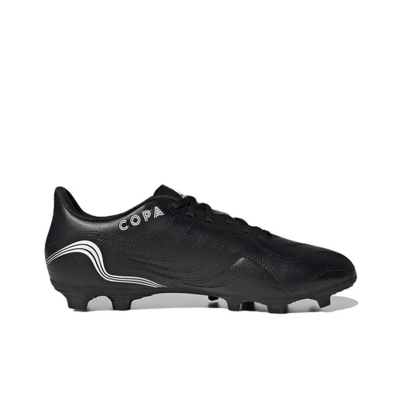 Adidas Copa Sense.4 FG Rubber Long Studs Anti-Slip And Wear-Resistant Lightweight Soccer Shoes Unisex Black White-1