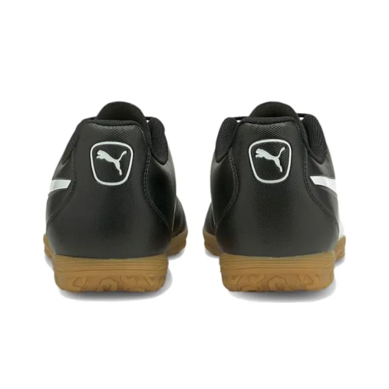 PUMA King Hero 21 IT King Hero 21 Cushioning Anti-Slip And Wear-Resistant Soccer Shoes Men's Black Brown-3