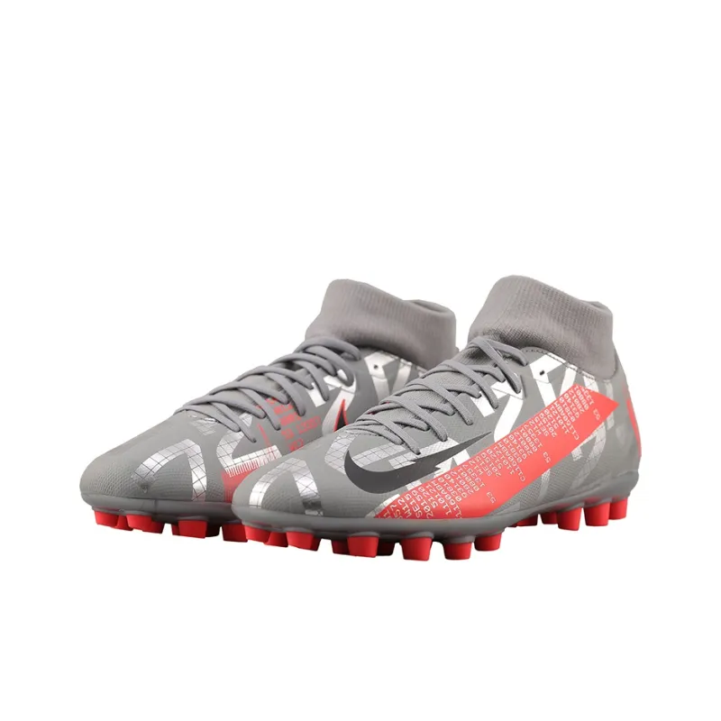 Nike Mercurial Superfly 7 Ag Artificial Grass 'Gray Silver Pink'-2