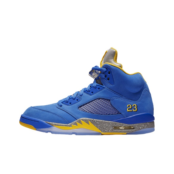 Jordan 5 laney jsp on feet hotsell