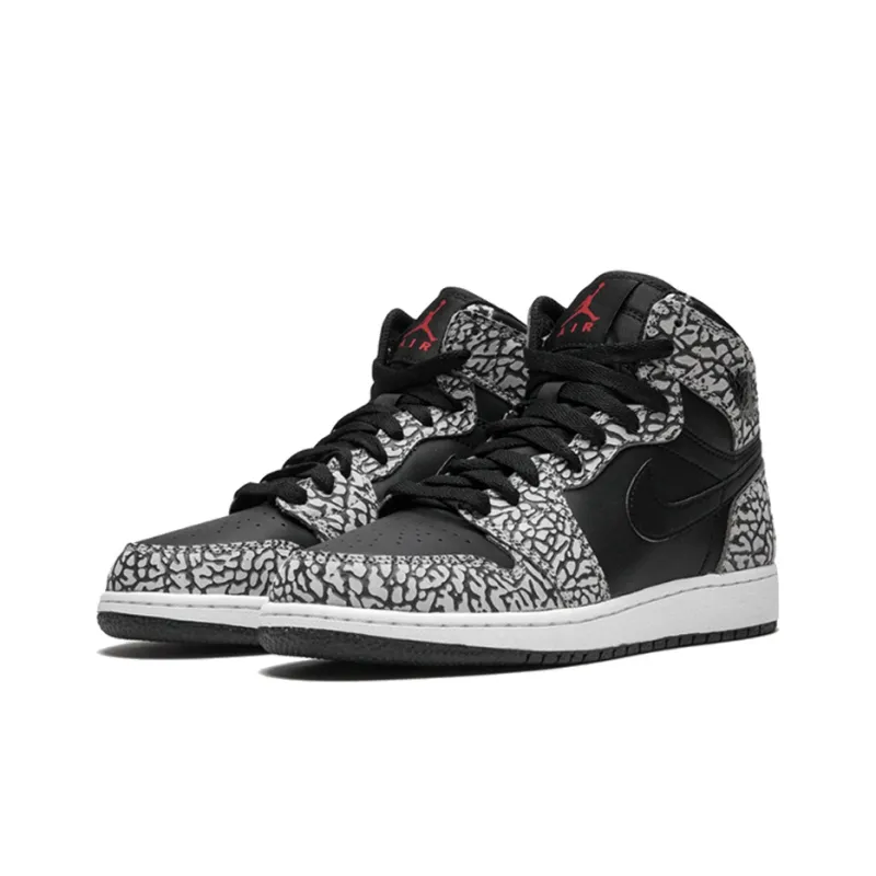 Jordan 1 Retro High Premium Black Elephant GS-1