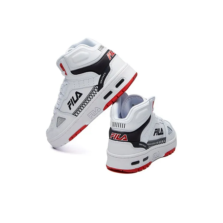 FILA Teratach Mid Top White/Red/Black-4