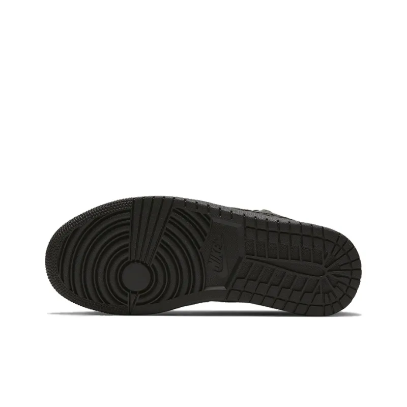 Jordan 1 Low Triple Black Quilted Women's-5