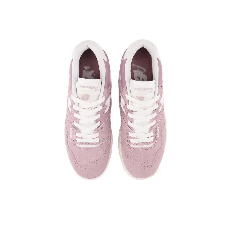 New Balance 550 Lilac Chalk Suede Women's-3
