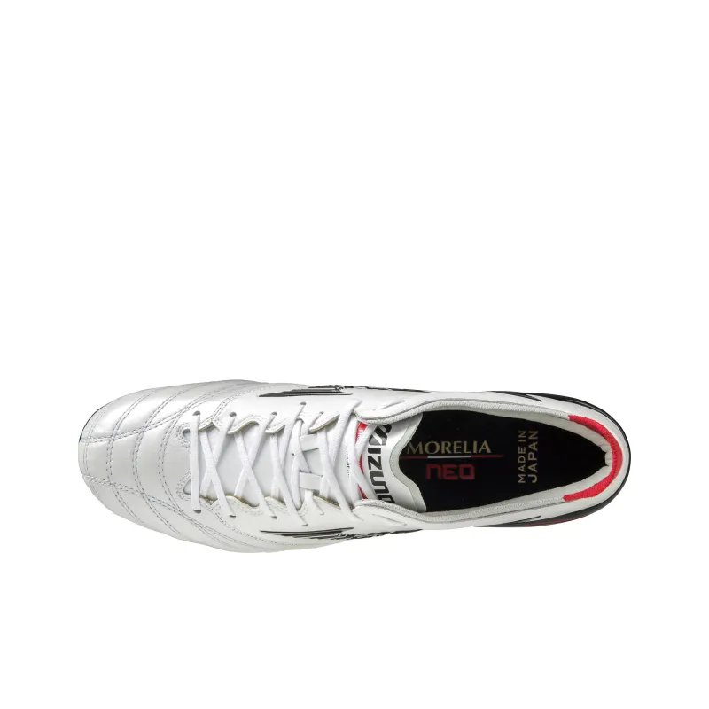 Mizuno Morelia Neo 3 Japan Mix 'White Black Red'-2