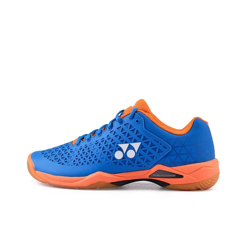 YONEX Badminton Shoes Unisex Low Top Blue Orange-0