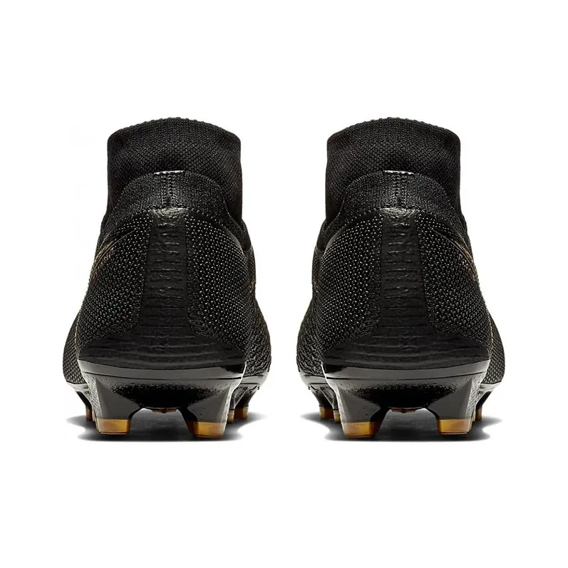 Nike Phantom Vision Elite Df Fg Black Metallic Vivid Gold-4