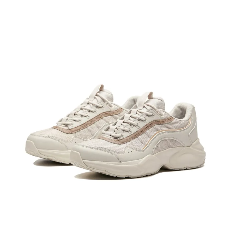 Anta Variety Training Collection Cushioning Anti-Slip And Wear-Resistant Low-Top Training Shoes Men's Linen Gray-1