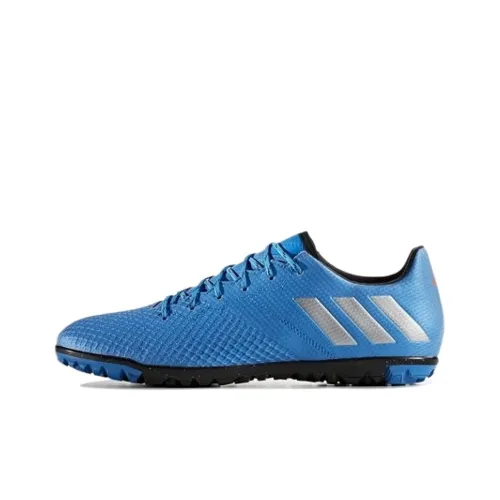 Adidas Messi Soccer Shoes Men Low-Top Blue/Silver