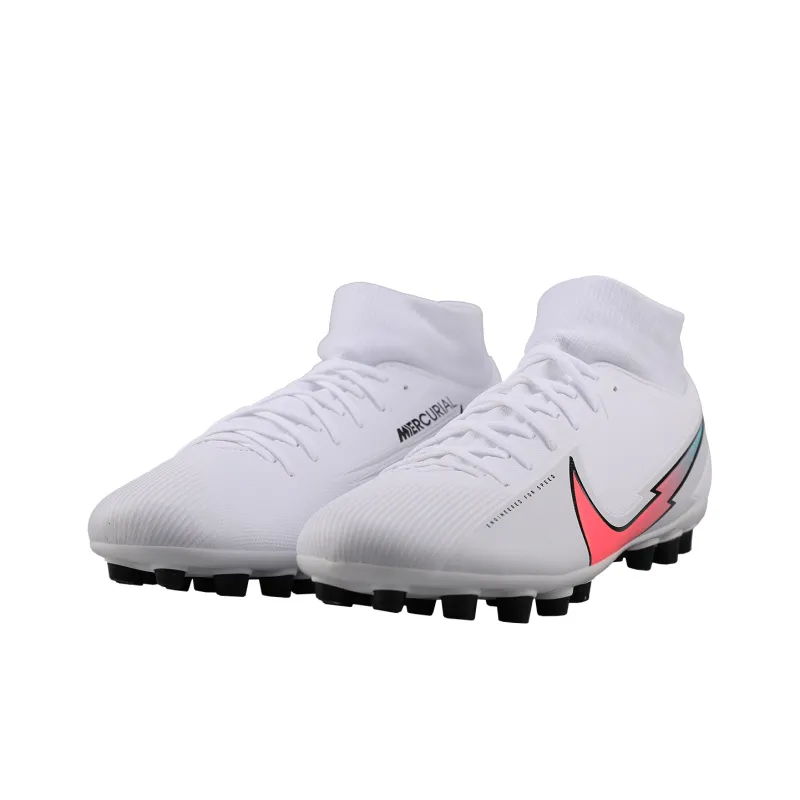Nike Mercurial Superfly 7 Academy Ag White Flash Crimson-2