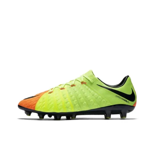 Nike Hypervenom Phantom 3 Soccer Shoes Men Low-Top Yellow/Orange/Black