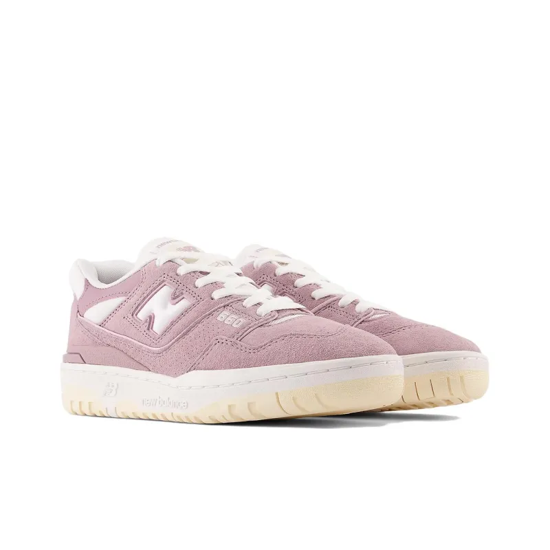 New Balance 550 Lilac Chalk Suede Women's-2