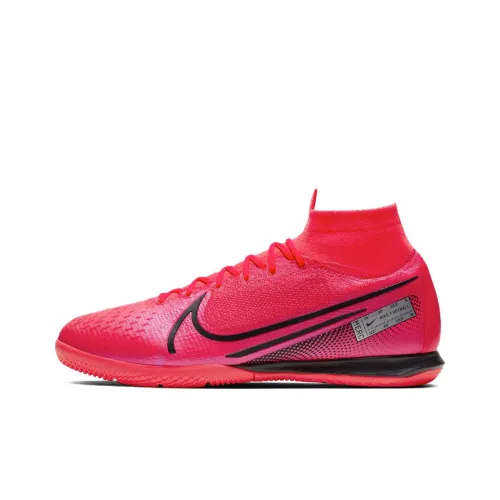 Nike Mercurial Superfly 7 Soccer Shoes Men Mid-Top Red