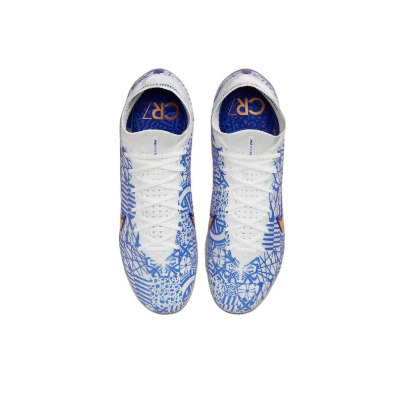 Nike Zoom Mercurial Superfly 9 Elite CR7 Fg Azulejo-3