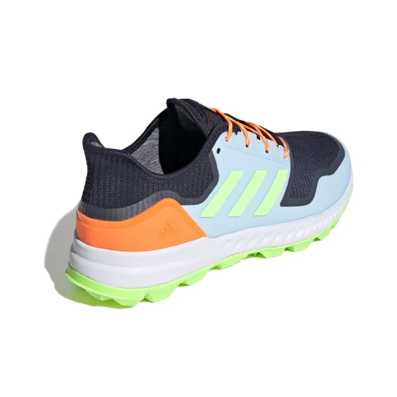 Adidas Adipower Hockey Slip-Resistant Low-Top Training Shoes Unisex Blue Green Orange-2