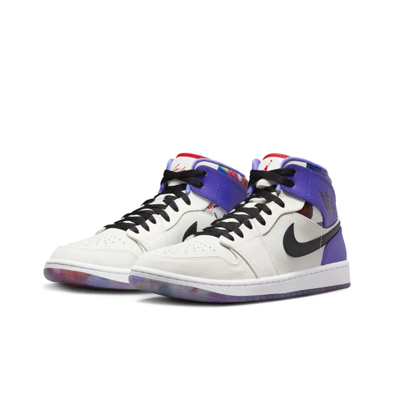Jordan 1 Mid Se Valentine's Day Flowers-2