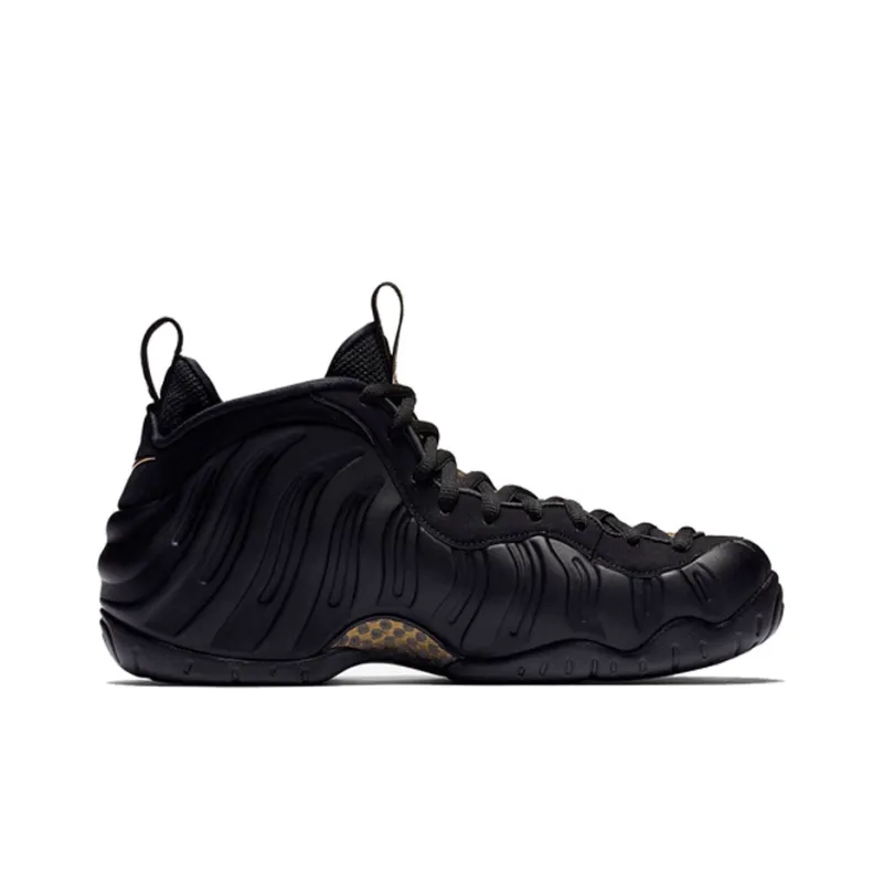 Nike Air Foamposite Pro Black Metallic Gold-1