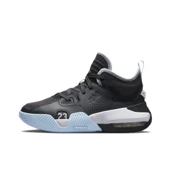 JORDAN Stay Loyal 2Off Noir White Blue Tint GS
