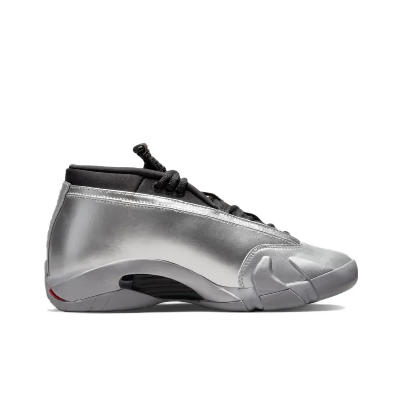 Air Jordan 14 Retro Low 'Metallic Silver' Women's-1