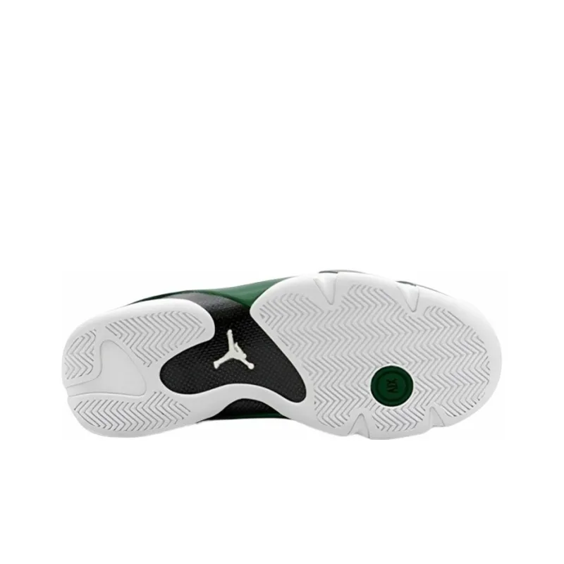 Jordan 14 Retro White Forest Green-4